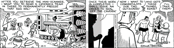 Alley Oop on Monday December 11, 2000 Comic Strip