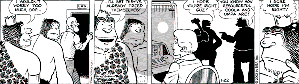 Alley Oop on Tuesday January 22, 2002 Comic Strip