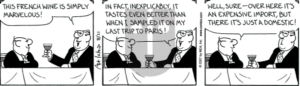The Born Loser on Tuesday August 21, 2007 Comic Strip