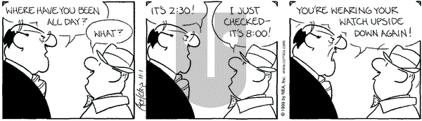 The Born Loser on Monday November 1, 1999 Comic Strip