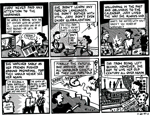 Ted Rall on Thursday November 20, 1997 Comic Strip