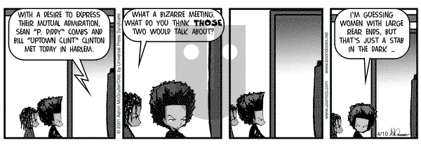 The Boondocks on Tuesday April 10, 2001 Comic Strip