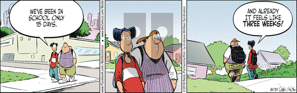 Baldo on Friday August 31, 2018 Comic Strip