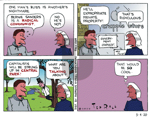 Ted Rall on Wednesday March 4, 2020 Comic Strip
