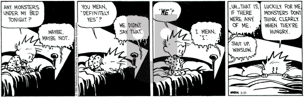 Calvin and Hobbes on Monday March 31, 2025 Comic Strip