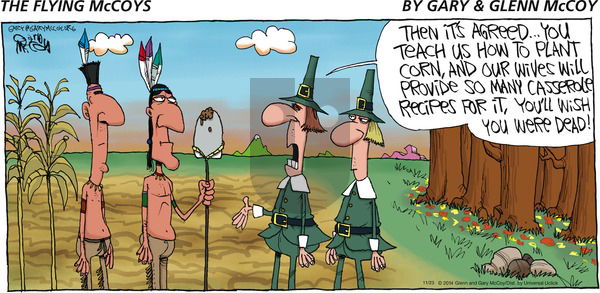 The Flying McCoys - Sunday November 23, 2014 Comic Strip