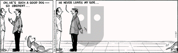 Fred Basset on Monday November 7, 2005 Comic Strip