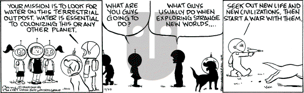 Red and Rover on Saturday July 25, 2009 Comic Strip