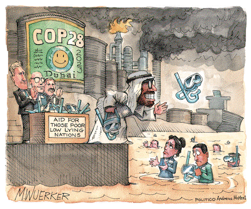 Matt Wuerker - Thursday November 30, 2023 Comic Strip