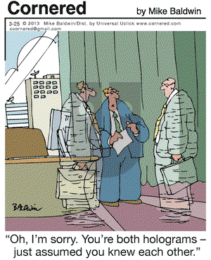 Cornered on Monday March 25, 2013 Comic Strip
