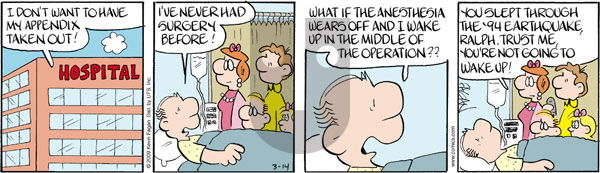 Drabble on Saturday March 14, 2009 Comic Strip
