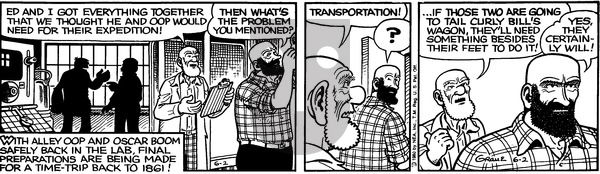 Alley Oop on Monday June 2, 1980 Comic Strip