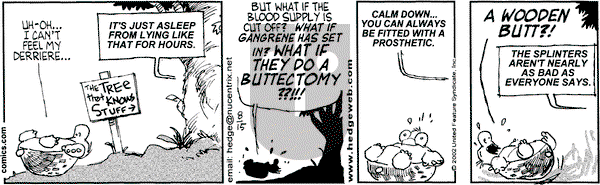 Over the Hedge on Thursday August 15, 2002 Comic Strip