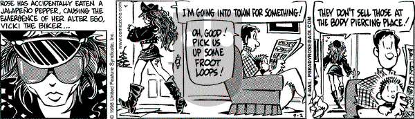Rose is Rose on Wednesday September 2, 1998 Comic Strip