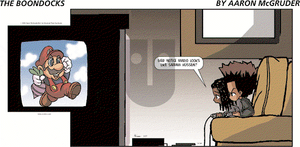 The Boondocks - Sunday February 27, 2005 Comic Strip