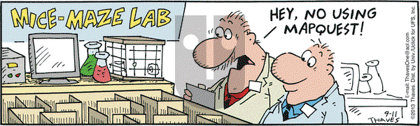 Frank and Ernest on Wednesday September 11, 2013 Comic Strip