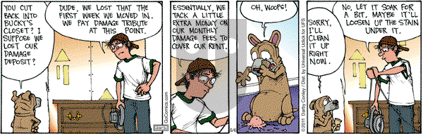 Get Fuzzy on Monday May 6, 2013 Comic Strip