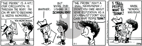 Grand Avenue on Thursday February 1, 2001 Comic Strip