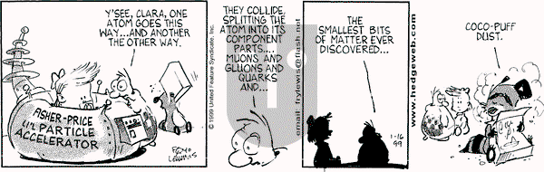 Over the Hedge on Saturday January 16, 1999 Comic Strip