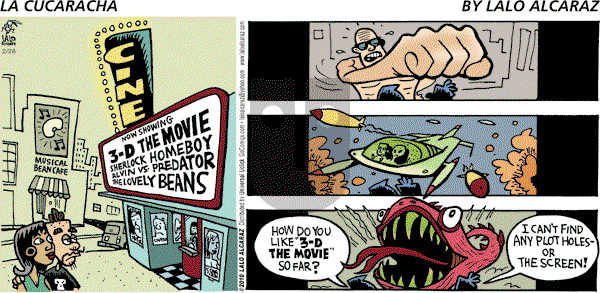 La Cucaracha on Sunday February 28, 2010 Comic Strip