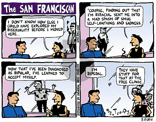 Ted Rall on Thursday August 17, 2000 Comic Strip