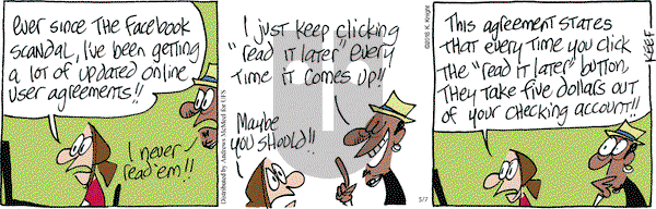 The Knight Life on Monday May 7, 2018 Comic Strip