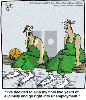 In the Bleachers on Monday May 6, 2013 Comic Strip