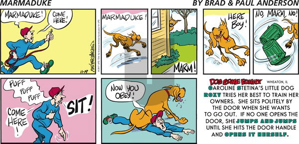 Marmaduke on Sunday November 19, 2017 Comic Strip