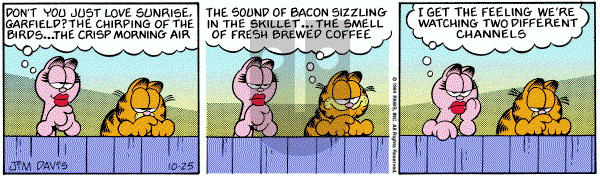 Garfield on Thursday October 25, 1984 Comic Strip