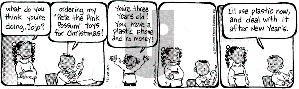 JumpStart on Saturday December 22, 2001 Comic Strip