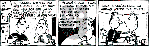 Luann on Monday July 31, 1989 Comic Strip