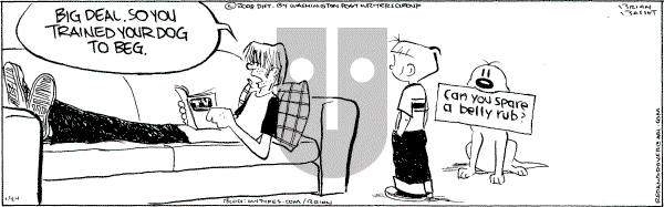 Red and Rover on Thursday January 24, 2008 Comic Strip