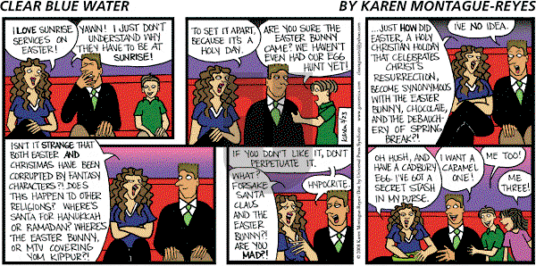 Clear Blue Water on Sunday March 23, 2008 Comic Strip