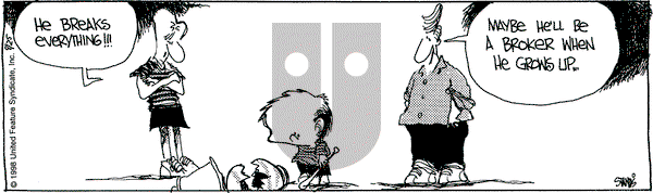 The Buckets on Wednesday November 11, 1998 Comic Strip