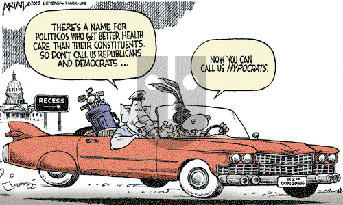 Robert Ariail - Monday August 12, 2013 Comic Strip