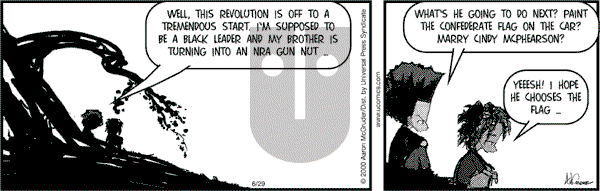 The Boondocks on Thursday January 30, 2014 Comic Strip