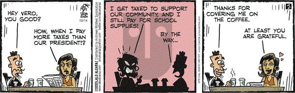 La Cucaracha on Wednesday October 14, 2020 Comic Strip