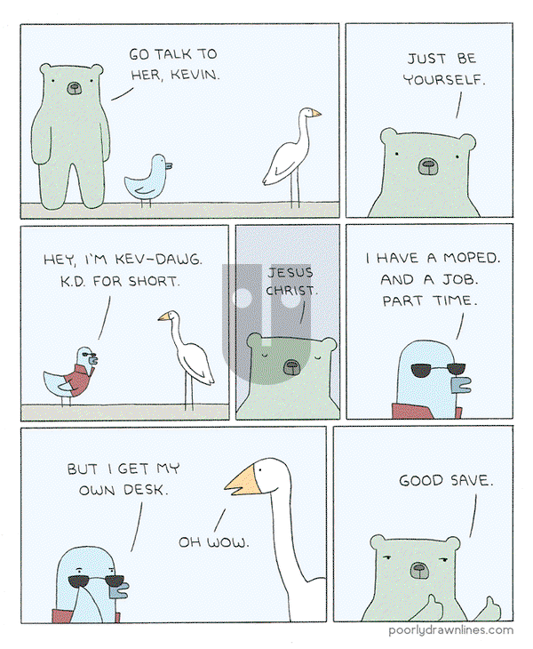 Poorly Drawn Lines on Wednesday July 20, 2016 Comic Strip