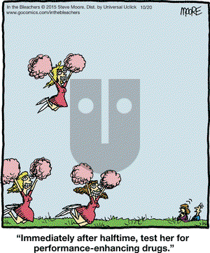 In the Bleachers on Tuesday October 20, 2015 Comic Strip