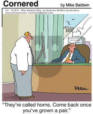 Cornered on Monday May 8, 2017 Comic Strip