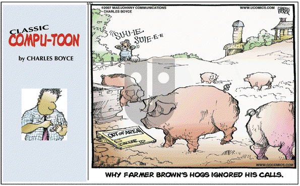 Compu-toon on Sunday September 30, 2007 Comic Strip