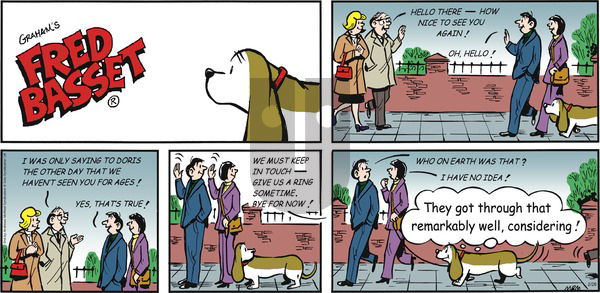 Fred Basset on Sunday February 26, 2017 Comic Strip