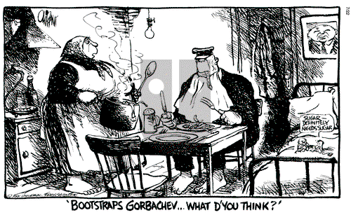 Pat Oliphant on Monday July 22, 1991 Comic Strip