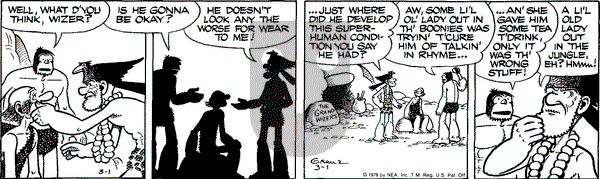 Alley Oop on Thursday March 1, 1979 Comic Strip