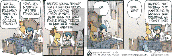 Non Sequitur on Friday July 8, 2011 Comic Strip