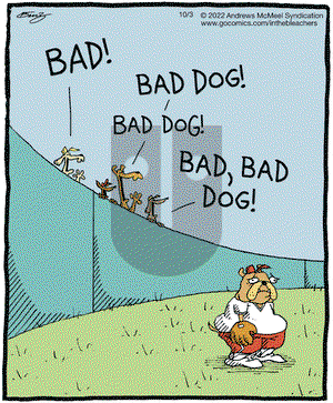 In the Bleachers - Monday October 3, 2022 Comic Strip