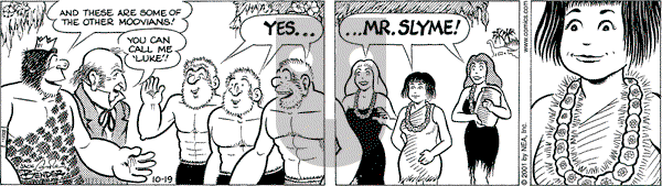 Alley Oop on Friday October 19, 2001 Comic Strip