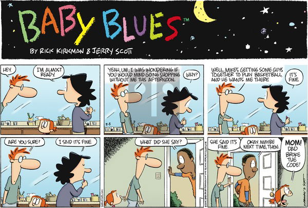 Baby Blues on Sunday February 3, 2019 Comic Strip