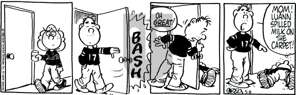 Luann on Wednesday May 11, 1988 Comic Strip