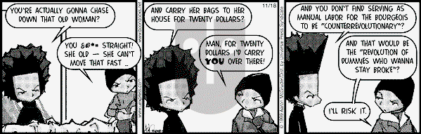The Boondocks on Thursday June 21, 2007 Comic Strip